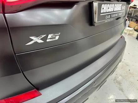 BMW X5 전체랩핑 3M 사틴 블랙 크롬죽이기 시공 후기 / 서울 광진구