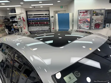고광택 랩핑 크레용 컬러 포르쉐 마칸 GTS 시공기 / 서울 광진구