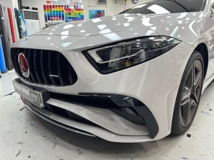 벤츠 CLS 300d 에이버리 글로스 그레이 전체시공 / 서울 광진구 중곡동