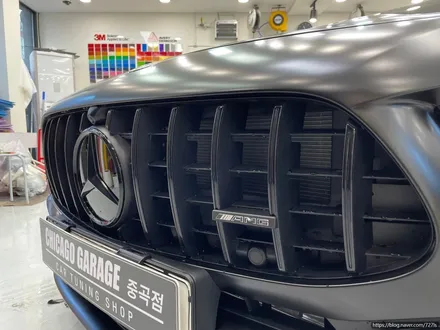 [광진구 랩핑] 밴츠 CLA 45 AMG 사고차량 3M 사틴블랙,전면 유리 썬팅 재시공 / 서울 광진구