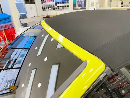 [왕십리 랩핑] BMW 420 I 컨버터블 3M 루시드 옐로우 제거 후 전체랩핑 / 서울 광진구