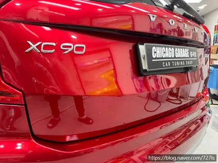 볼보 XC 90 이노즈택 송파 전문점에서 뱀파이어 레드 시공 받고 강렬한 이미지로 변신 / 서울 광진구