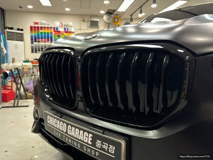 BMW X5 전체랩핑 3M 사틴 블랙 크롬죽이기 시공 후기 / 서울 광진구