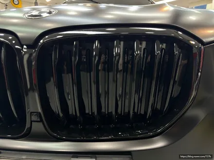 BMW X5 전체랩핑 3M 사틴 블랙 크롬죽이기 시공 후기 / 서울 광진구