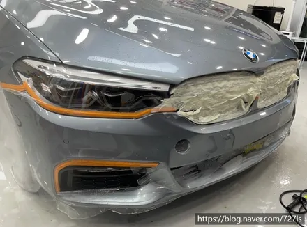 [중곡 PPF] BMW 530 I 리코쉴드 클리어 R2 PPF 앞범퍼 시공 / 서울 광진구