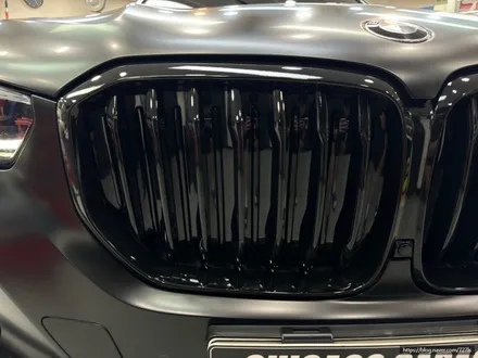 BMW X5 전체랩핑 3M 사틴 블랙 크롬죽이기 시공 후기 / 서울 광진구