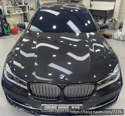 [강남 랩핑] BMW 750 L I 3M 에이버리 슈프림 펄화이트 전체랩핑 / 서울 광진구