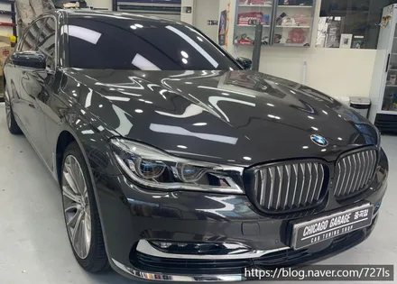 [강남 랩핑] BMW 750 L I 3M 에이버리 슈프림 펄화이트 전체랩핑 / 서울 광진구