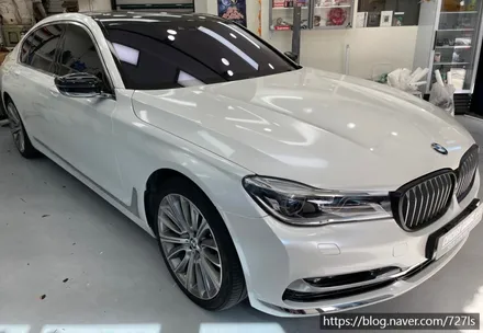 [강남 랩핑] BMW 750 L I 3M 에이버리 슈프림 펄화이트 전체랩핑 / 서울 광진구