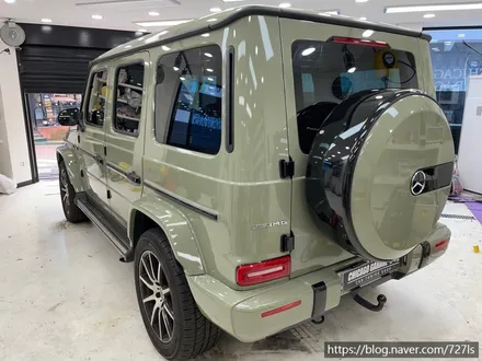밴츠 G63 AMG INOZETEK 슈퍼 글로스 카키그린 전체랩핑 / 서울 광진구