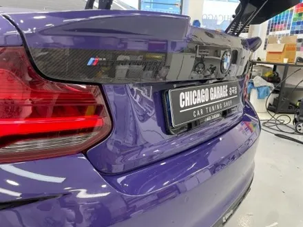 BMW M2 고광택 필름 이노즈텍 바이올렛 컬러 시공 / 서울 광진구