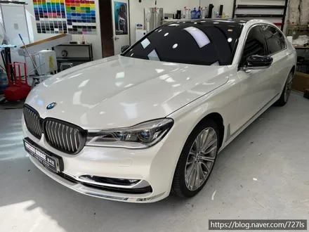 [강남 랩핑] BMW 750 L I 3M 에이버리 슈프림 펄화이트 전체랩핑 / 서울 광진구