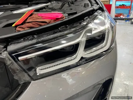 [군자 PPF] BMW 6GT 사고 보험 처리 앞 범퍼,헤드라이트 STEK PPF 시공, 윈도우 크롬 딜리트 / 서울 광진구