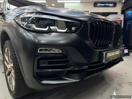BMW X5 전체랩핑 3M 사틴 블랙 크롬죽이기 시공 후기 / 서울 광진구
