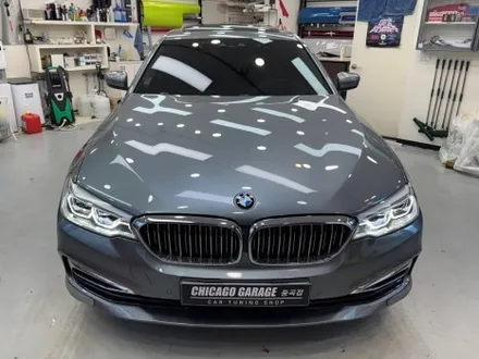 BMW 전체랩핑 가격과 과정, 강남 5시리즈 520d 사틴 블랙 작업기 / 서울 광진구 중곡동