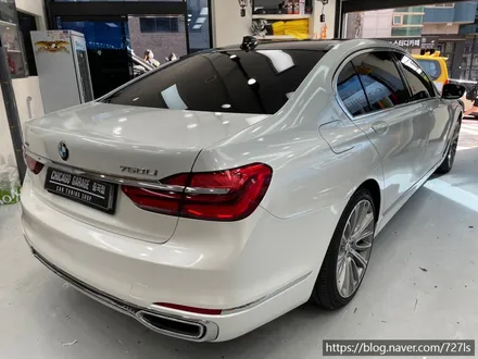 [강남 랩핑] BMW 750 L I 3M 에이버리 슈프림 펄화이트 전체랩핑 / 서울 광진구