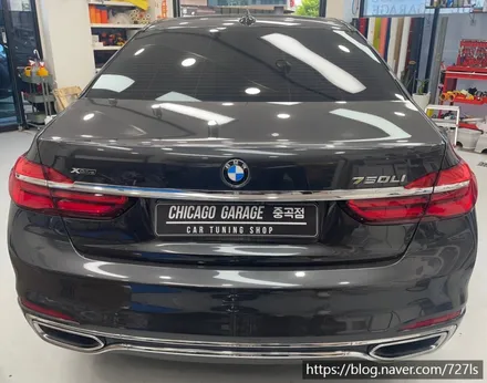 [강남 랩핑] BMW 750 L I 3M 에이버리 슈프림 펄화이트 전체랩핑 / 서울 광진구