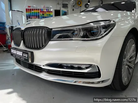 [강남 랩핑] BMW 750 L I 3M 에이버리 슈프림 펄화이트 전체랩핑 / 서울 광진구