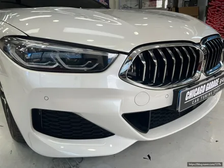 [건대 랩핑] BMW 840D 이노즈텍(INOZETEK) 미드나잇 그린 전체랩핑,윈도우 몰딩 크롬 딜리트 / 서울 광진구