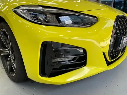 [왕십리 랩핑] BMW 420 I 컨버터블 3M 루시드 옐로우 제거 후 전체랩핑 / 서울 광진구