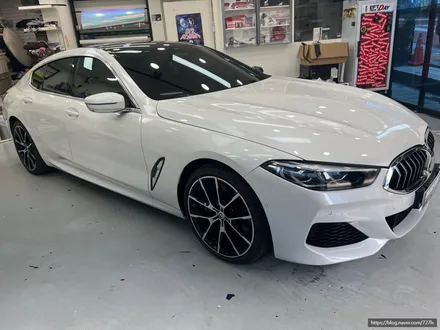 [건대 랩핑] BMW 840D 이노즈텍(INOZETEK) 미드나잇 그린 전체랩핑,윈도우 몰딩 크롬 딜리트 / 서울 광진구