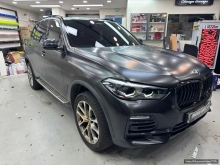 BMW X5 전체랩핑 3M 사틴 블랙 크롬죽이기 시공 후기 / 서울 광진구