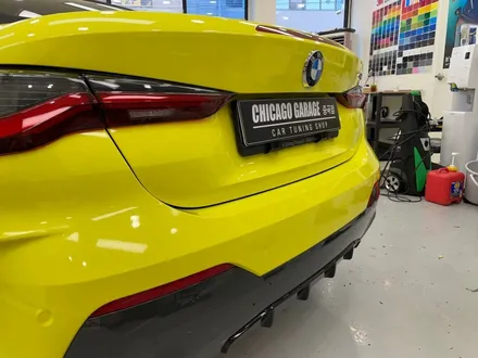 [왕십리 랩핑] BMW 420 I 컨버터블 3M 루시드 옐로우 제거 후 전체랩핑 / 서울 광진구