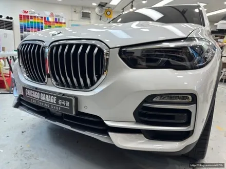 BMW X5 전체랩핑 3M 사틴 블랙 크롬죽이기 시공 후기 / 서울 광진구