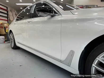[강남 랩핑] BMW 750 L I 3M 에이버리 슈프림 펄화이트 전체랩핑 / 서울 광진구