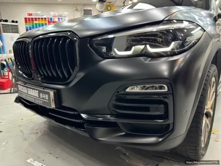 BMW X5 전체랩핑 3M 사틴 블랙 크롬죽이기 시공 후기 / 서울 광진구