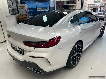 [건대 랩핑] BMW 840D 이노즈텍(INOZETEK) 미드나잇 그린 전체랩핑,윈도우 몰딩 크롬 딜리트 / 서울 광진구