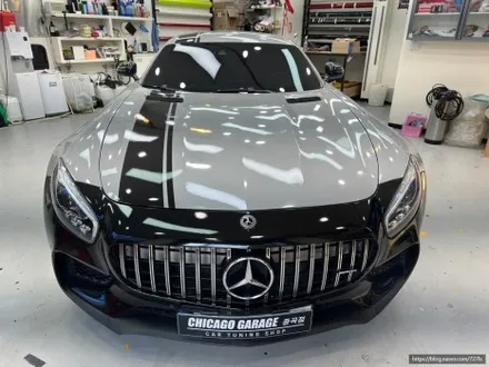 고덕 이노즈텍 1등 매장 밴츠 AMG GT 미드나이트 그린 시공후기 / 서울 광진구