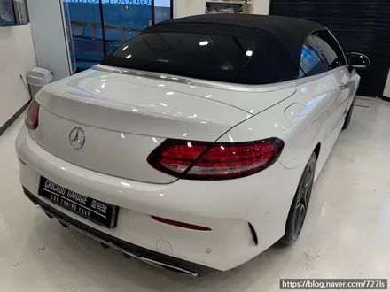 밴츠 C220D AMG 카브리올레 전체랩핑 / 서울 광진구