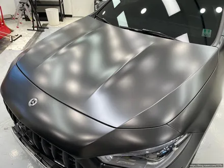 [광진구 랩핑] 밴츠 CLA 45 AMG 사고차량 3M 사틴블랙,전면 유리 썬팅 재시공 / 서울 광진구