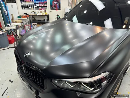 BMW X5 전체랩핑 3M 사틴 블랙 크롬죽이기 시공 후기 / 서울 광진구