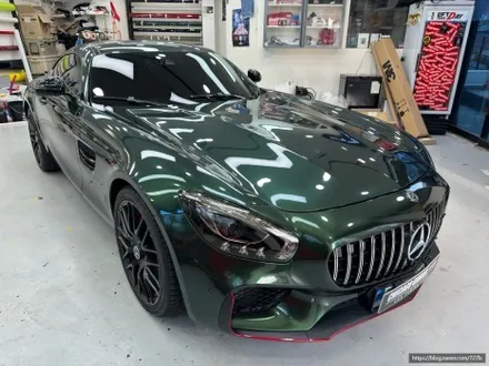 고덕 이노즈텍 1등 매장 밴츠 AMG GT 미드나이트 그린 시공후기 / 서울 광진구