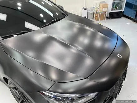 [광진구 랩핑] 밴츠 CLA 45 AMG 사고차량 3M 사틴블랙,전면 유리 썬팅 재시공 / 서울 광진구