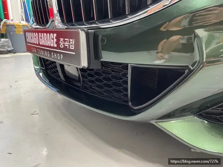 [건대 랩핑] BMW 840D 이노즈텍(INOZETEK) 미드나잇 그린 전체랩핑,윈도우 몰딩 크롬 딜리트 / 서울 광진구