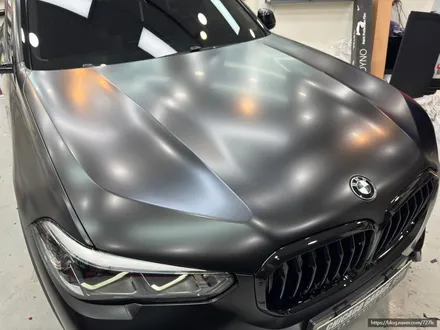 BMW X5 전체랩핑 3M 사틴 블랙 크롬죽이기 시공 후기 / 서울 광진구