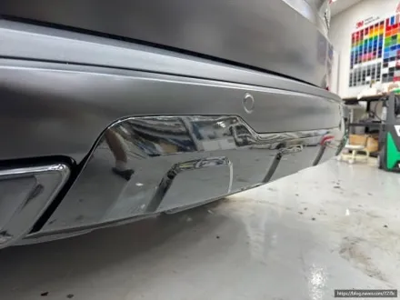 BMW X5 전체랩핑 3M 사틴 블랙 크롬죽이기 시공 후기 / 서울 광진구
