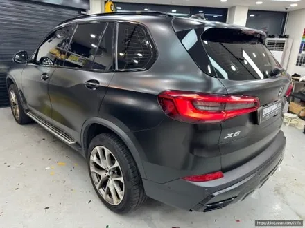 BMW X5 전체랩핑 3M 사틴 블랙 크롬죽이기 시공 후기 / 서울 광진구