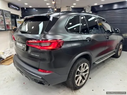 BMW X5 전체랩핑 3M 사틴 블랙 크롬죽이기 시공 후기 / 서울 광진구