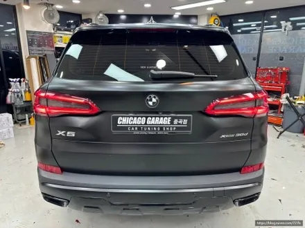 BMW X5 전체랩핑 3M 사틴 블랙 크롬죽이기 시공 후기 / 서울 광진구