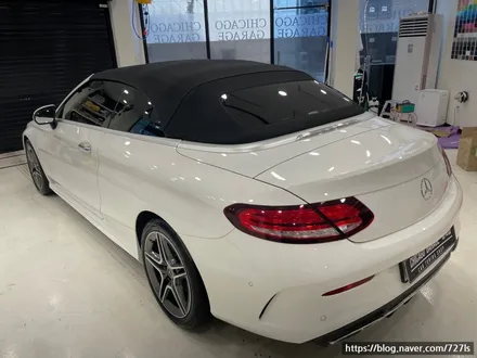 밴츠 C220D AMG 카브리올레 전체랩핑 / 서울 광진구