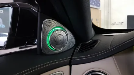 벤츠 W222 S560 4MATIC 부메스터ST 전동 트위터 장착 작업] S클래스18년형 스피커 시공 3D전동트위터 실내무드등 엠비언트 대구벤츠정비 벤츠튜닝 벤츠전문점 대구씨앤디