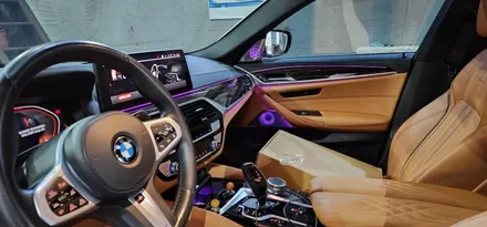 대구 남구 BMW 520i G30 21년식 :: 회오리트위터 풀셋, 도어라이트 시공 :: 회오리 엠비언트 :: BMW웰컴라이트 실내등 :: 대구 튜닝 전문 수입차 정비 씨앤디