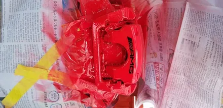 [대구 수입차 튜닝] S500 W222 (13\'~17\') 레드 캘리퍼 도색 :: 바퀴의 시선을 사로잡는 레드 캘리퍼 튜닝🌈 :: 대구 남구 대명동 씨앤디