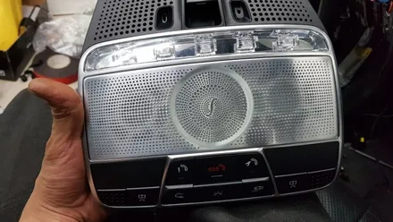 벤츠 S클래스 W222 S500 송풍구LED 천장 센터/사이드 엠비언트, 선글라스케이스 실버 부메스터st 엠비언트 시공 작업 대구 벤츠튜닝 실내엠비언트 장착 전문점 씨앤디인터내셔널