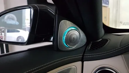 벤츠 W222 S560 4MATIC 부메스터ST 전동 트위터 장착 작업] S클래스18년형 스피커 시공 3D전동트위터 실내무드등 엠비언트 대구벤츠정비 벤츠튜닝 벤츠전문점 대구씨앤디