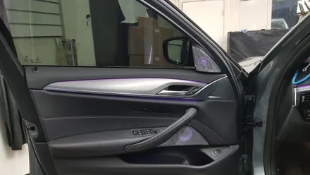 BMW G30 520d 회오리트위터 미드커버 미드스피커 교체작업 520d 엠비언트 작업 바워스 st 트위터 스피커 교체 대구bmw정비 튜닝 대구씨앤디인터내셔널